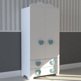 Bambino Casa Cuori Grandi Felici Blu - Гардероб Син